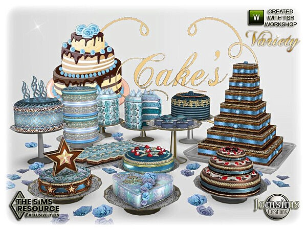 Cakes Variety by jomsims from TSR