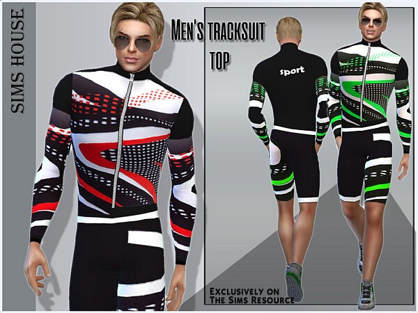 Mens tracksuit top by Sims House from TSR