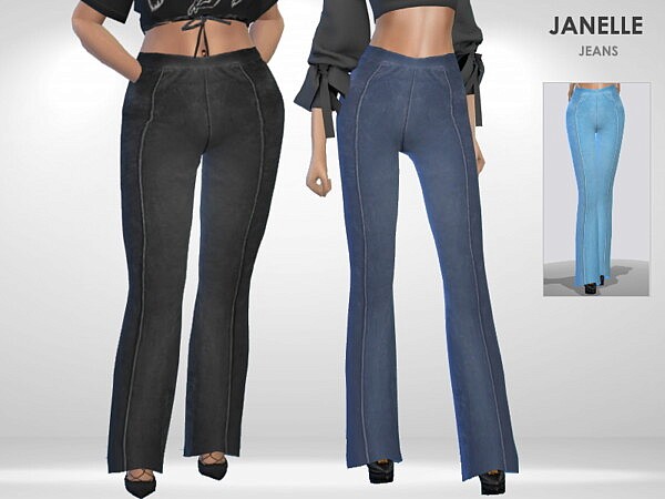 Janelle Jeans by Puresim from TSR