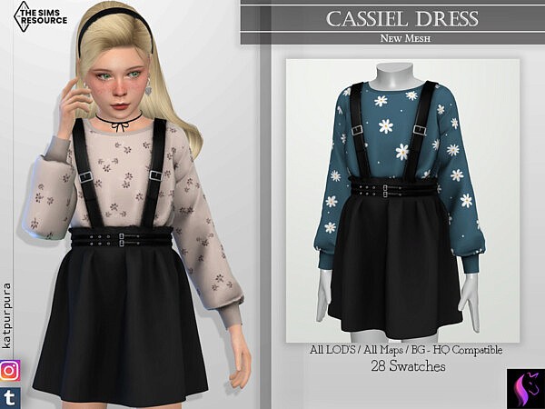 Cassiel Dress by KaTPurpura from TSR