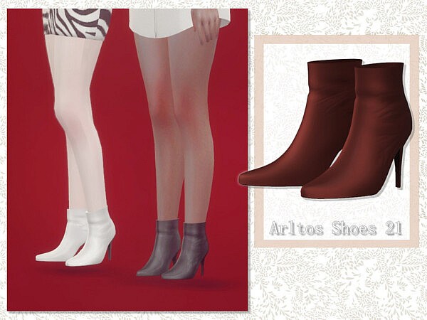 Short leather boots 21 by Arltos from TSR