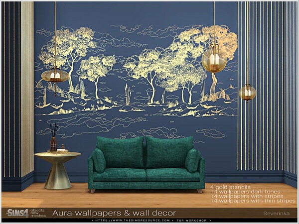 Aura wallpapers & wall decor by Severinka  from TSR
