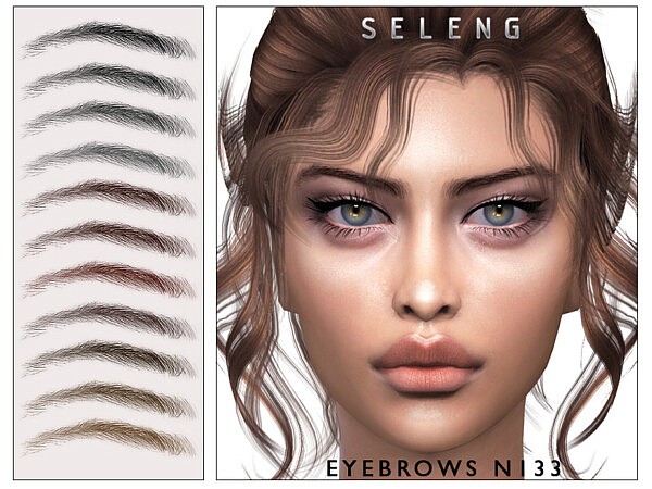 Eyebrows N133 by Seleng from TSR
