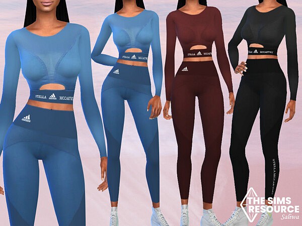 Full Body Athletic Outfits by Saliwa from TSR