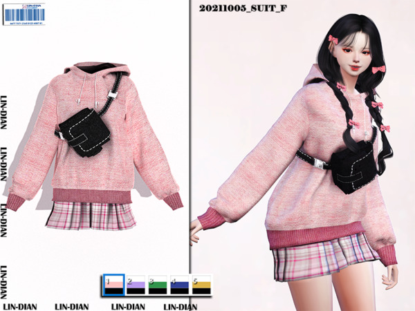 Hoodies and cross body bags by LIN DIAN from TSR