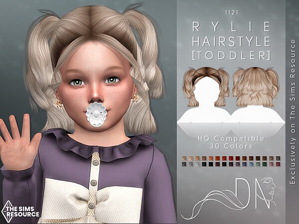 Rylie Hairstyle [Toddler] by DarkNighTt from TSR