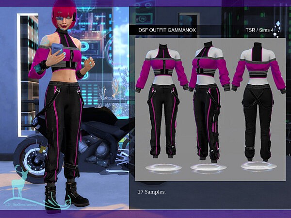 OUTFIT GAMMANOX by DanSimsFantasy from TSR