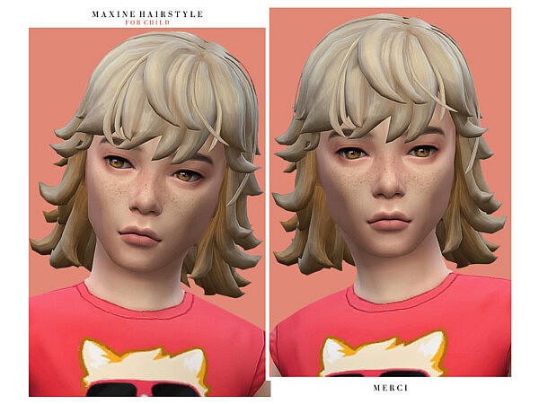 Maxine Hairstyle  Child  By   Merci  from TSR