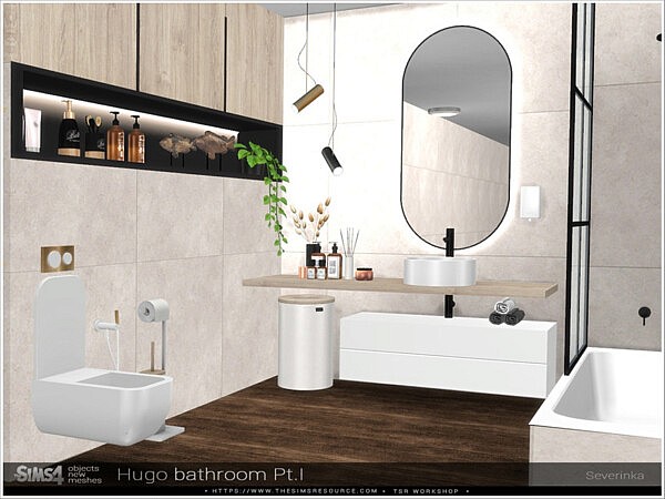 Hugo bathroom Pt.I furniture by Severinka  from TSR