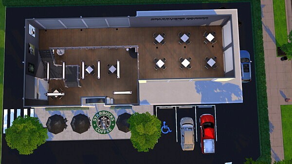 Starbucks Concept by  JCTekkSims from Mod The Sims