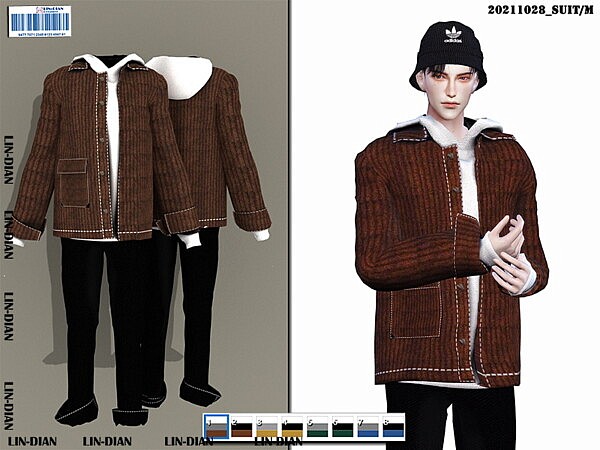 Hoodies and corduroy jackets by LIN DIAN from TSR