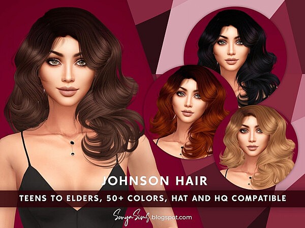 Johnson Hair  by SonyaSimsCC from TSR