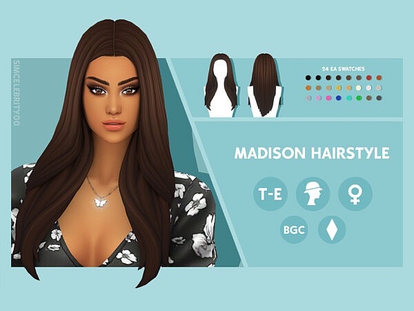 Madison Hairstyle by simcelebrity00 from TSR