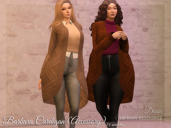 Barbara Cardigan (Accessory) by Dissia from TSR