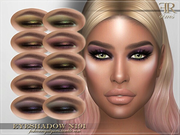 Eyeshadow N191 by FashionRoyaltySims from TSR