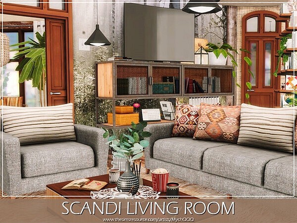 Scandi Living Room by MychQQQ from TSR