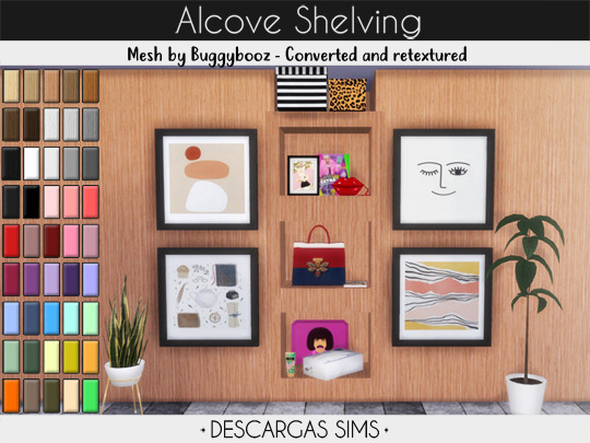 Alcove Shelving from Descargas Sims