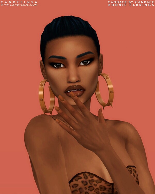 Bonnie Earrings from Candy Sims 4