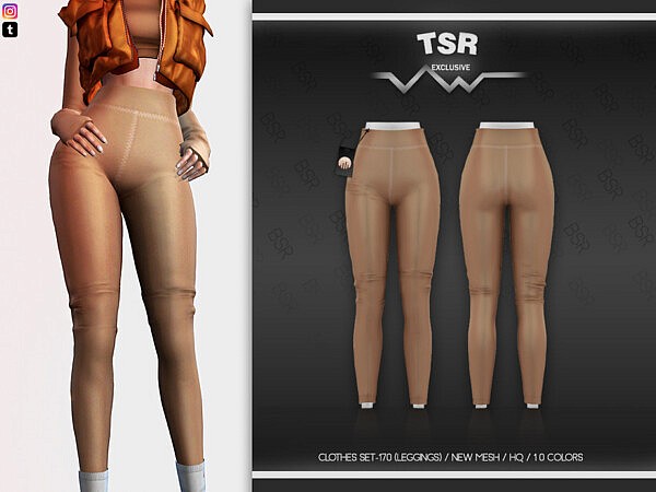 Clothes Set 170 leggings by busra tr from TSR