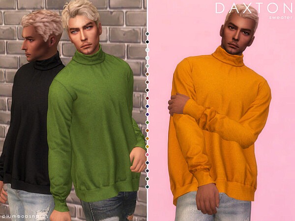 DAXTON sweater by Plumbobs n Fries from TSR