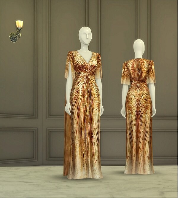 Dazling Gold Gown from Rusty Nail