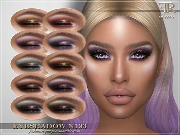 Eyeshadow N193 by FashionRoyaltySims from TSR