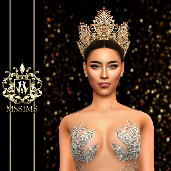 Flame Of Passion Miss Universe Crown from MSSIMS