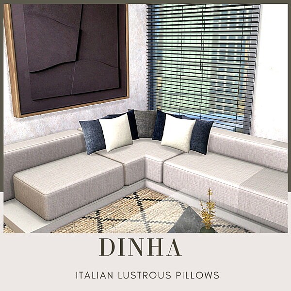 Italian Lustrous Pillows from Dinha Gamer