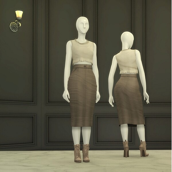 Le Sleevless and Midi Skirt from Rusty Nail