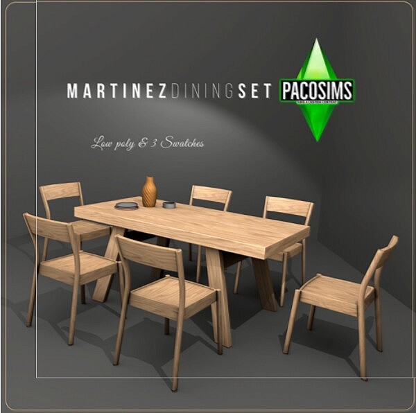 Martinez Dining Set from Paco Sims