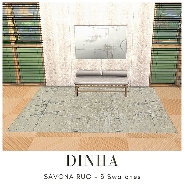 Set of Rugs Oscillo and Savona from Dinha Gamer