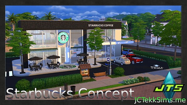 Starbucks Concept by  JCTekkSims from Mod The Sims