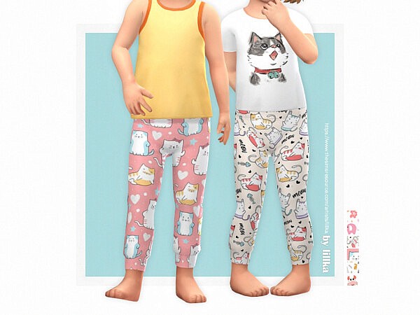 Sweatpants for Toddler 08 by lillka from TSR