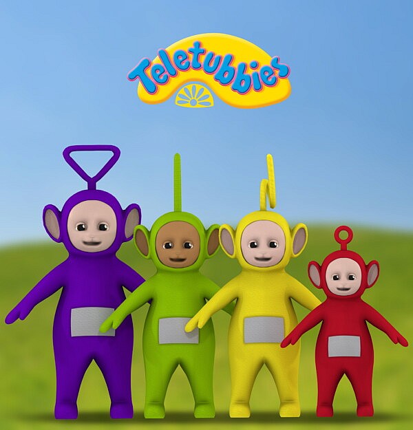 Teletubbies Decor, Toy and Costume from Red Head Sims