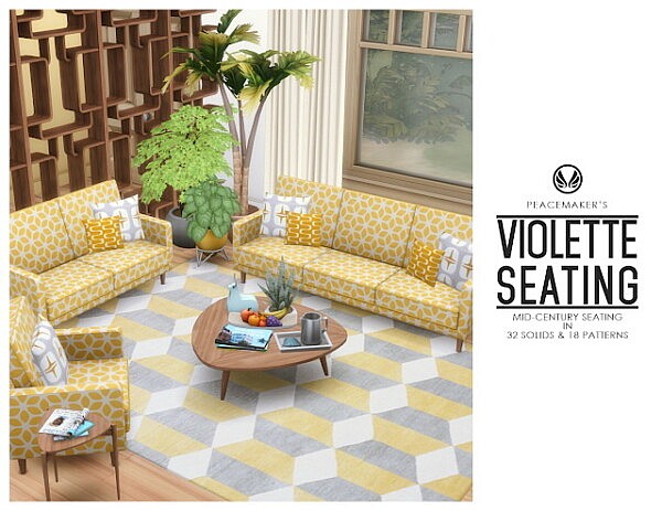 Violette Seating from Simsational designs