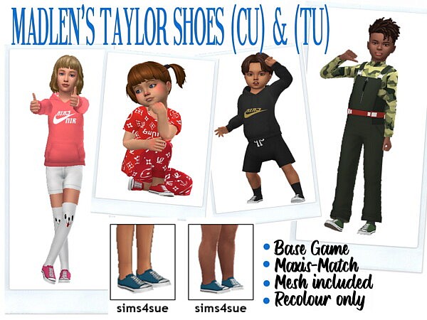 Madlens Taylor Shoes from Sims 4 Sue