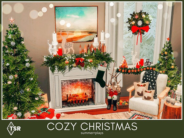 Cozy Christmas Living Room by Summerr Plays from TSR