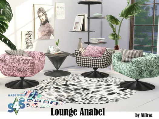 Lounge Anabel from Aifirsa Sims