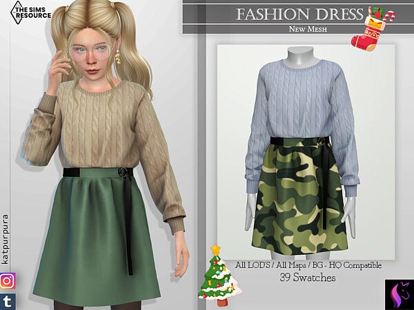 Fashion Dress by KaTPurpura from TSR