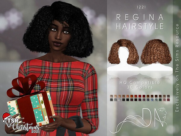 TSR Christmas 2021   Regina Hairstyle by DarkNighTt from TSR