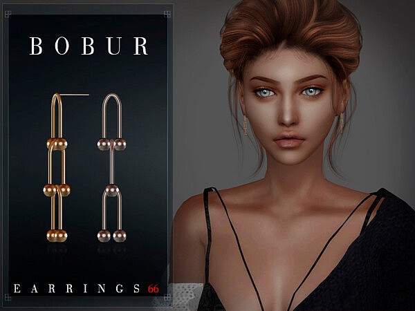 Chain earrings by Bobur3 from TSR