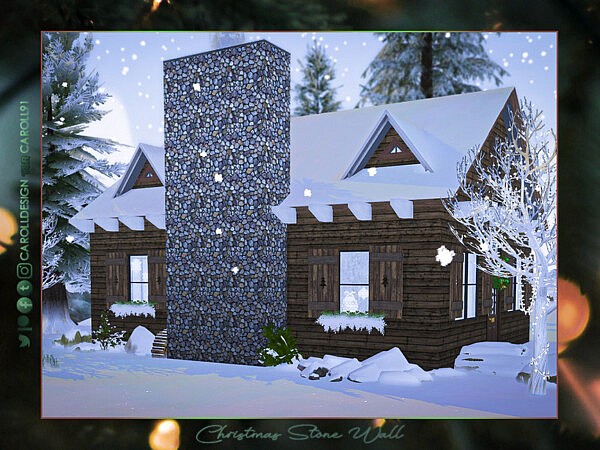 Christmas Stone Wall by Caroll91 from TSR