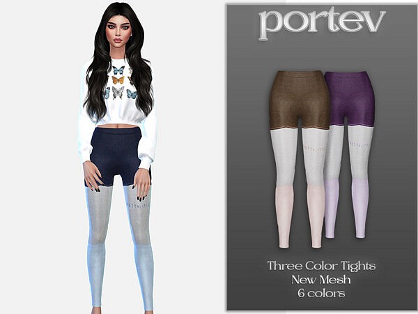 Three Color Tights by portev from TSR