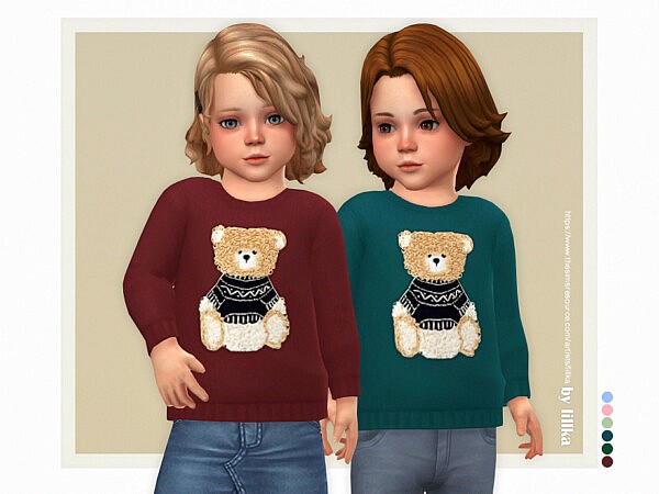 Bear Sweater Toddler by lillka from TSR