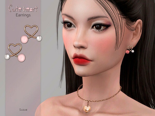 Cute Earrings by Suzue from TSR