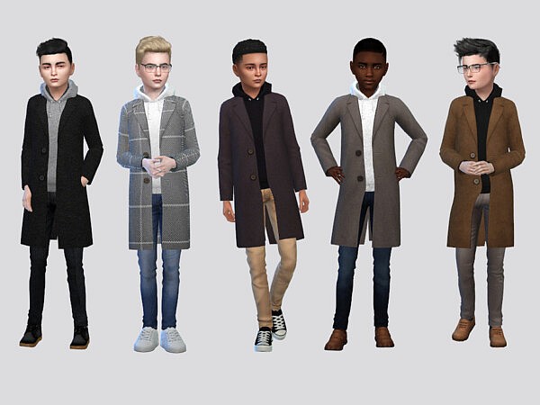 Aster Coat Hoodie Boys by McLayneSims from TSR