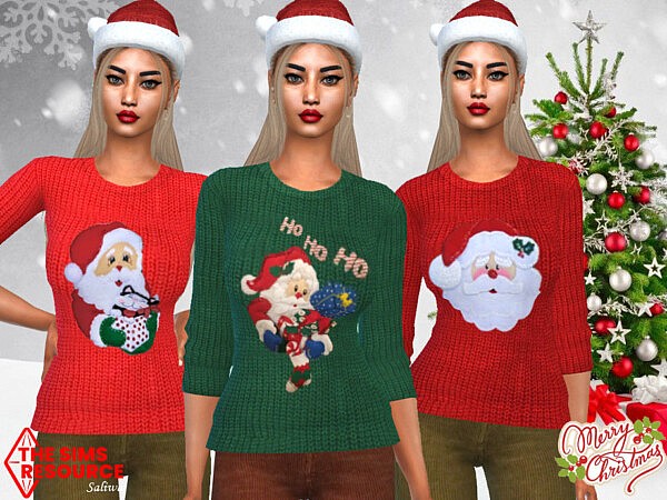 Santa Christmas Sweaters by Saliwa from TSR