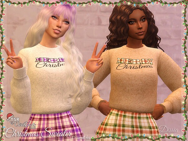 TSR Christmas 2021   Christmas Sweater by Dissia from TSR