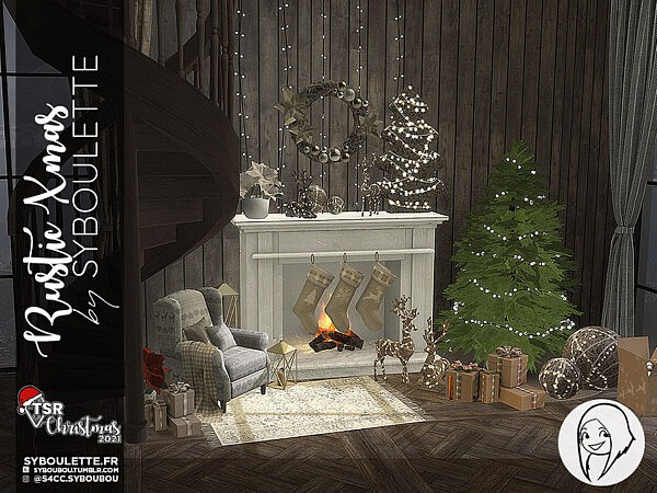 TSR Christmas 2021   Rustic Xmas   Part 2: Decorations by Syboubou from TSR