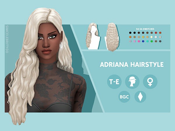 Adriana Hairstyle by simcelebrity00 from TSR
